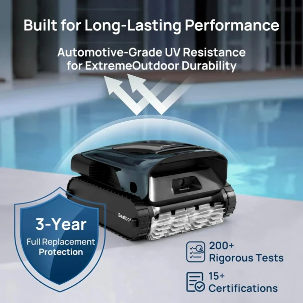 Beatbot AquaSense 2 Pro Cordless Pool Vacuum Robot, Unmatched 5-in-1 Cleaning, Surface Parking, Skims Water Surface with APP Control, Water Clarification, for Pools up to 3,875 Sq.ft – Emerald Green - Image 2