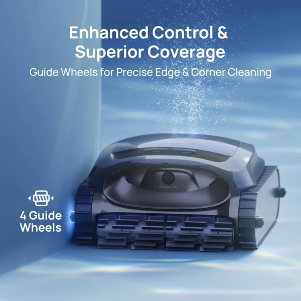 Beatbot AquaSense 2 Cordless Robotic Pool Vacuum Cleaner, Smart Surface Parking, Double-Pass Waterline Scrubbing, Cleans Floor, Walls, and Waterline, Above & In-Ground Pools up to 3,230 sq.ft - Blue - Image 2