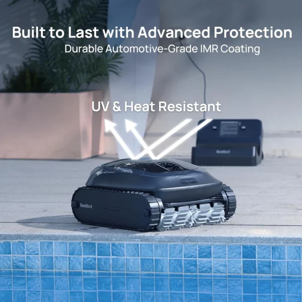 Beatbot AquaSense 2 Cordless Robotic Pool Vacuum Cleaner, Smart Surface Parking, Double-Pass Waterline Scrubbing, Cleans Floor, Walls, and Waterline, Above & In-Ground Pools up to 3,230 sq.ft - Blue - Image 5