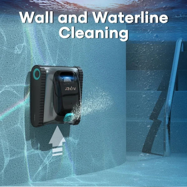 AIPER Scuba S1 Cordless Robotic Cleaner, Smart Navigation for Inground Pools up to 1,600 Sq.ft, Wall and Waterline Cleaning Vacuum - Image 7