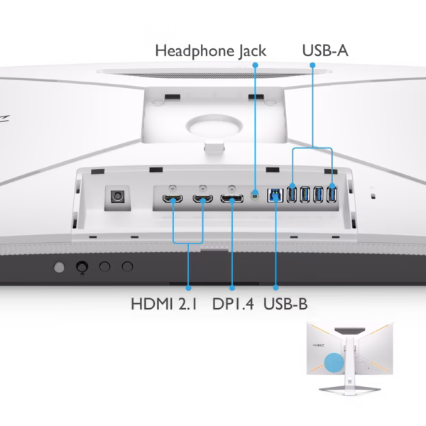 EX2710U | MOBIUZ 4K 27 inch True HDMI 2.1 (48Gbps) Gaming Monitor - Image 4