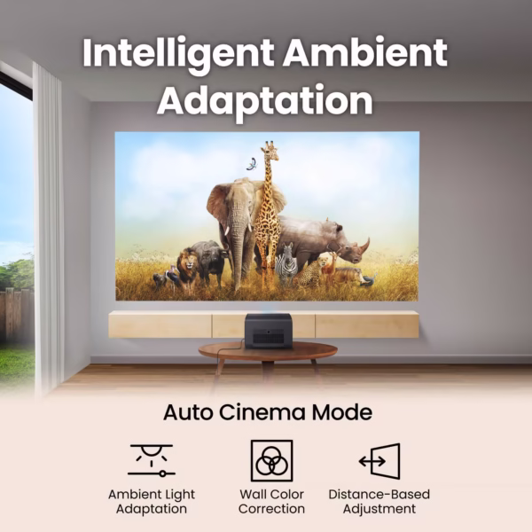 GP520 | 4K HDR 2600lm Home Entertainment Projector with Google TV - Image 7